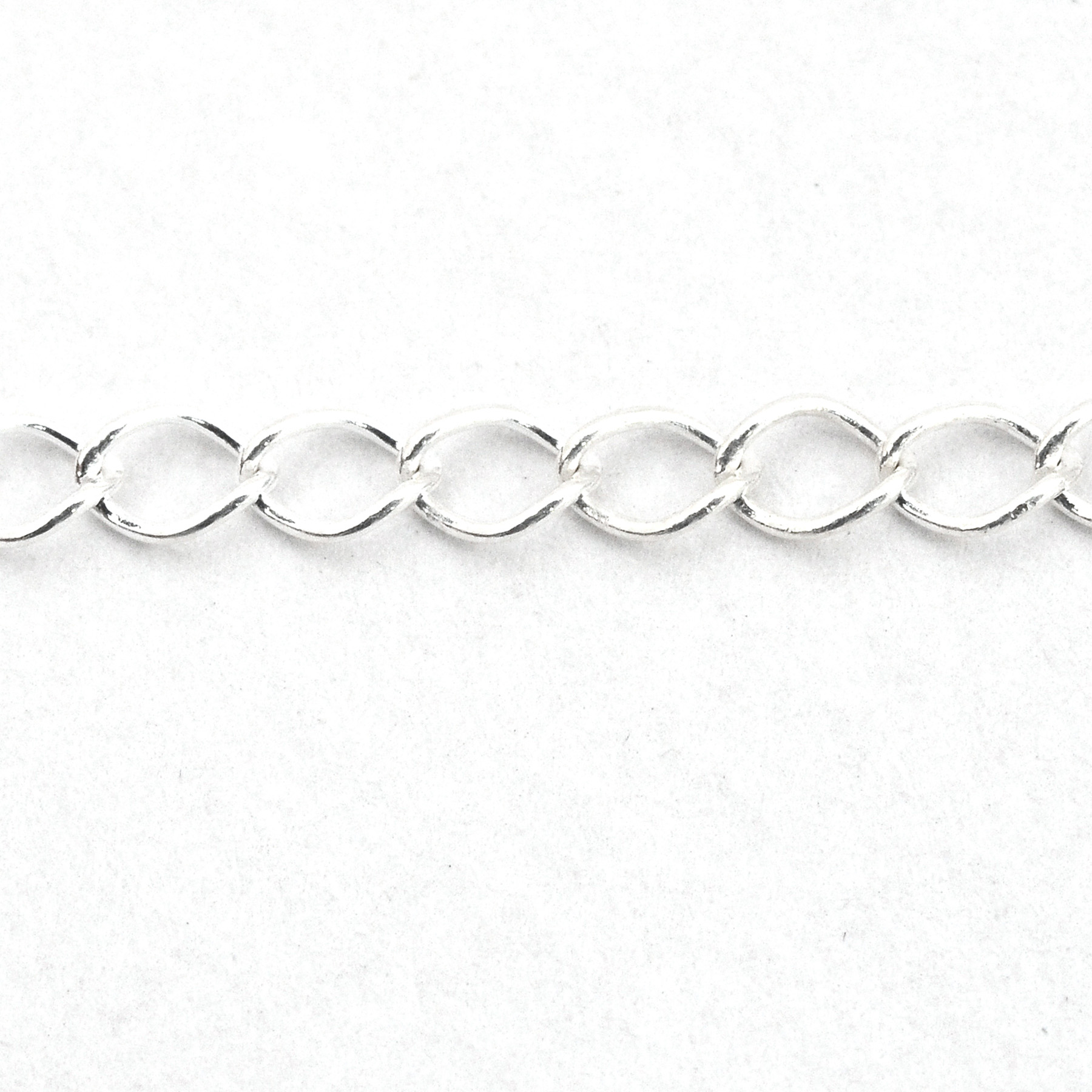 Bulk Sterling Silver Curb Chain - Santa Fe Jewelers Supply : Santa